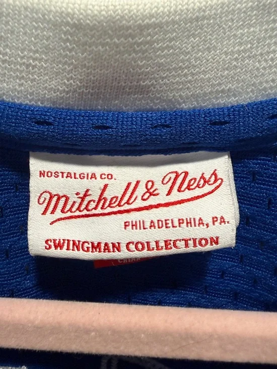 Youth L 14/16 Allen Iverson #3 Philadelphia 76ers Jersey Mitchell & Ness - Picture 6 of 11